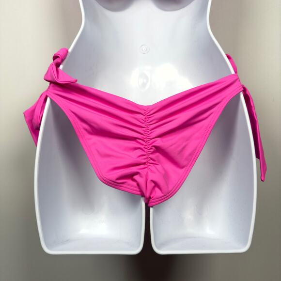 NWT Frederick's of Hollywood Laguna Pink Bikini Set Top/Bottom Women's Size M - Picture 5 of 11